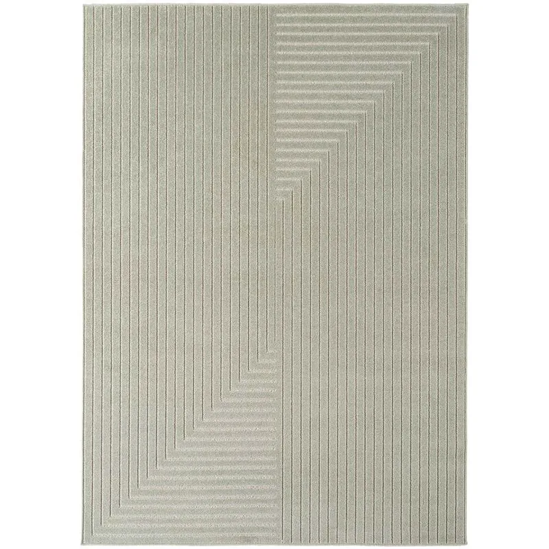 Tapis poils courts à relief NOLAN Vert